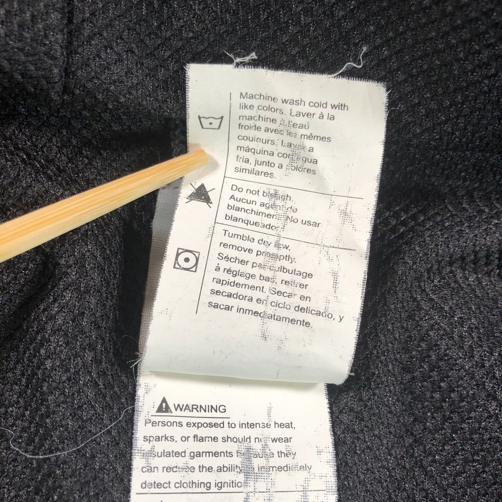 Vintage Carhartt Hoodie Mens Extra Lage Blue J149 Y2K Thermal Full Zip Workwear - Picture 10 of 13